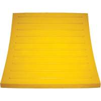 Cale de roue, Polyur&eacute;thane, Jaune, 15-1/4" la x 12-1/8'' p x 10-3/4" h Waymarc Industries Inc