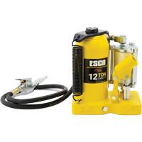 Pro Series Bottle Jack, 12 Ton(s), Air Hydraulic, 18-1/2" Raised Height Waymarc Industries Inc