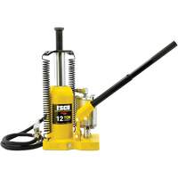 Pro Series Bottle Jack, 12 Ton(s), Air Hydraulic, 18-1/2" Raised Height Waymarc Industries Inc
