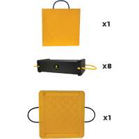 10-Piece CribLok Composite Cribbing System Kit Waymarc Industries Inc