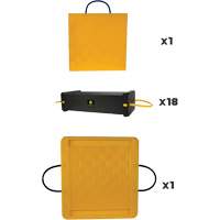 20-Piece CribLok Composite Cribbing System Kit Waymarc Industries Inc