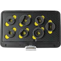 Threaded Leaf Spring Shackle Pin Remover & Installation Master Set, 7 Pieces, 1/2" Drive Size Waymarc Industries Inc