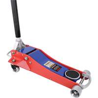 Lightweight Floor Jack, 3 Ton(s) Capacity, 3" Lowered, 19-3/4" Raised, Manual Hydraulic Waymarc Industries Inc