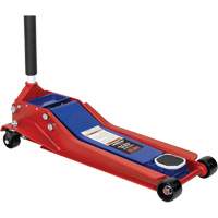 High/Low Floor Jack, 3 Ton(s) Capacity, 3-1/8" Lowered, 24-3/8" Raised, Manual Hydraulic Waymarc Industries Inc