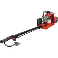 Cric au sol &agrave; faible hauteur, 20 tonne(s) Capacit&eacute;, 8-5/8 Abaiss&eacute;e, 22-3/4" &eacute;lev&eacute;e, Air comprim&eacute;/hydraulique Waymarc Industries Inc