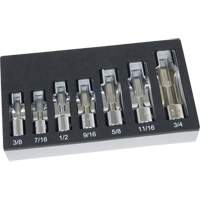 SAE Flare Nut Socket Set with Foam Tray, 7 Pieces, 3/8" Drive Size Waymarc Industries Inc