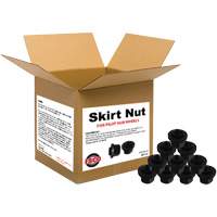 10-Piece Graphite-Coated Skirt Nuts for Pilot Hub Wheels Waymarc Industries Inc