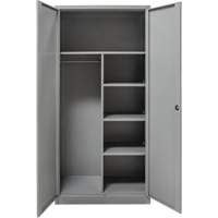 Armoire de rangement combin&eacute;e, 36" la x 18" p x 72" h, Gris Waymarc Industries Inc