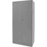 Armoires de rangement Hi-Boy, Acier, 4 Tablettes, 72" h x 36" la x 18" P, Gris Waymarc Industries Inc