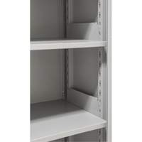 Armoires de rangement Hi-Boy, Acier, 4 Tablettes, 72" h x 36" la x 18" P, Gris Waymarc Industries Inc