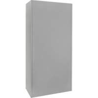 Wardrobe Storage Cabinet, Steel, 36" W x 18" D x 72" H, Grey Waymarc Industries Inc