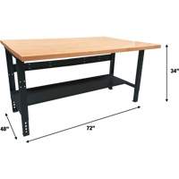 &eacute;tabli modulaire industriel, Cap 1000 lb, 72" la x 48" p Waymarc Industries Inc