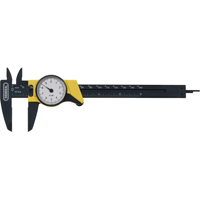Metric Dial Caliper, 0.001 mm Resolution, 150 mm Range Waymarc Industries Inc