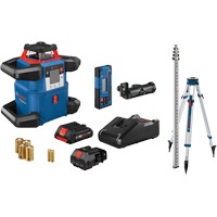 Revolve4000 Connected Self-Leveling Horizontal Rotary Laser Kit, 4000' (1219.2 m), 635 Nm IC596 | Waymarc Industries Inc