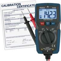 Multim&egrave;tre compact avec mesure de tension sans contact et certificat de calibration, Tension c.a./c.c., Courant c.a./c.c. Waymarc Industries Inc