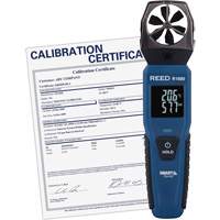 An&eacute;mom&egrave;tre &agrave; h&eacute;lices Bluetooth Smart avec certificat ISO, Enregistrement des donn&eacute;es, Gamme de v&eacute;locit&eacute; d'air de 0,6 - 25 m/sec/118 - 4921 pi/min/2,1 - 90 km/h/1,3 - 55,9 mi/h Waymarc Industries Inc