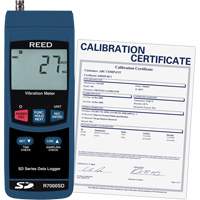 Data Logging Vibration Meter with ISO Certificate, 10% - 85% RH, 32°- 122° F ( 0° - 50° C ) IC989 | Waymarc Industries Inc