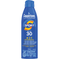 &eacute;cran solaire r&eacute;sistant &agrave; l'eau Sport, FPS 30, A&eacute;rosol Waymarc Industries Inc