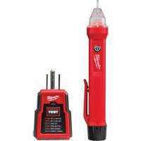 Voltage Detector & GFCI Receptacle Tester Kit, 50 V - 1000 V, Display & Sound Alert Waymarc Industries Inc