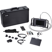 Ensemble de vid&eacute;oscope haute performance avec cam&eacute;ra HD double & longue sonde, 1280" lo x 720" la Affichage, 1024 x 600 pixels, 4,9 mm (0,19") T&ecirc;te de cam&eacute;ra Waymarc Industries Inc