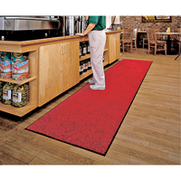 ColorStar Matting, Wiper, 3' x 5' x 3/8", Red/Black Waymarc Industries Inc