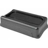 Contenants Slim Jim a/canaux de ventilation, Couvercle &agrave; battant, Plastique, Convient aux contenants 20-1/2" x 11-2/5" Waymarc Industries Inc