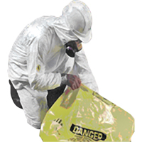 Sure-Guard Hazardous Waste Removal Liners, Asbestos, 50" L x 35" W, 3 mil Waymarc Industries Inc