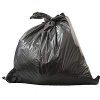 Garbage Bags, Oxo-Degradable, 0.6 mil Thick, Box of 500, Black JD162 | Waymarc Industries Inc