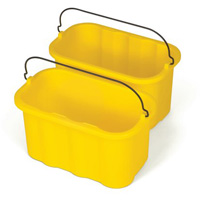 Seau porte-accessoires Executive Series, Capacit&eacute; de 2.5 gal. US (10 pintes), Jaune Waymarc Industries Inc
