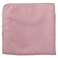 Chiffon de nettoyage pour travaux l&eacute;gers, Microfibre, Rouge Waymarc Industries Inc