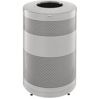 Classics Open Top Decorative Waste Bin, Stainless Steel, 51 US gal. Capacity Waymarc Industries Inc