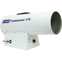 Tradesman<sup>®</sup> Forced Air Heater, Fan, Propane, 170,000 BTU/H JG953 | Waymarc Industries Inc