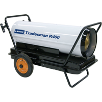 Tradesman<sup>®</sup> Forced Air Heater, Fan, Kerosene, 400,000 BTU/H JG961 | Waymarc Industries Inc