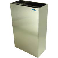Contenants &agrave; d&eacute;chets muraux, Acier inoxydable, 11 gal. US Waymarc Industries Inc