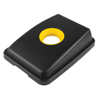 Classification des d&eacute;chets - couvercle, Couvercle ouvert, Plastique, Convient aux contenants  Waymarc Industries Inc