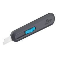 Couteau intelligent &agrave; lame r&eacute;tractable Slice, 1", C&eacute;ramique, Prise en Nylon Waymarc Industries Inc