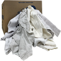 Wiping Rags, Fleece, White, 20 lbs. JI501 | Waymarc Industries Inc