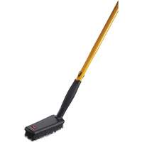 Long Handle Scrub Brush, 11-3/8" L, Polypropylene Bristles, Black JI527 | Waymarc Industries Inc