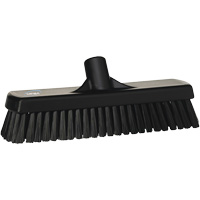 Balai-brosse pour planchers et mur, Crins Ferme, 12", Polyester, Noir Waymarc Industries Inc