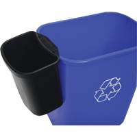 Waste Container, Deskside, Polyethylene, 4-1/4 US Qt. JK759 | Waymarc Industries Inc