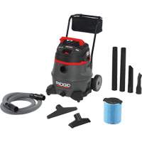 NXT Industrial Vacuum with Cart, Wet-Dry, 6 HP, 14 US Gal.(53 Litres) JL060 | Waymarc Industries Inc
