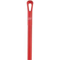 Ultra Hygiene Handle, Broom/Scraper/Squeegee, Red, Ergonomic, 59" L Waymarc Industries Inc