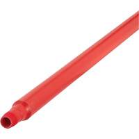 Ultra Hygiene Handle, Broom/Scraper/Squeegee, Red, Ergonomic, 59" L Waymarc Industries Inc