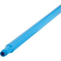 Ultra Hygiene Handle, Broom/Scraper/Squeegee, Blue, Ergonomic, 59" L Waymarc Industries Inc