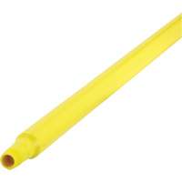 Ultra Hygiene Handle, Broom/Scraper/Squeegee, Yellow, Ergonomic, 59" L Waymarc Industries Inc