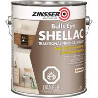 Scellant &agrave; la gomme-laque Zinsser Bulls Eye, Ambr&eacute;e, 3,7 L Waymarc Industries Inc