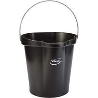Food Hygiene Bucket, Black, 3 US gal. Waymarc Industries Inc