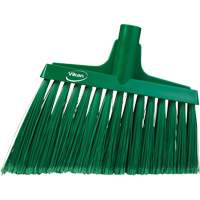T&ecirc;te de balai oblique, Crins &agrave; bout ouvrant, 11-1/2", Polyester, Vert Waymarc Industries Inc