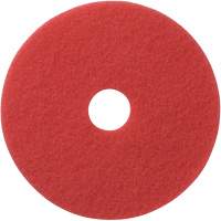 Floor Pads, 12", Buffing, Red Waymarc Industries Inc