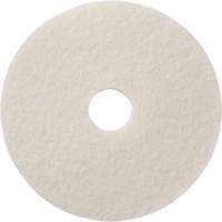 Floor Pads, 12", Polish, White Waymarc Industries Inc
